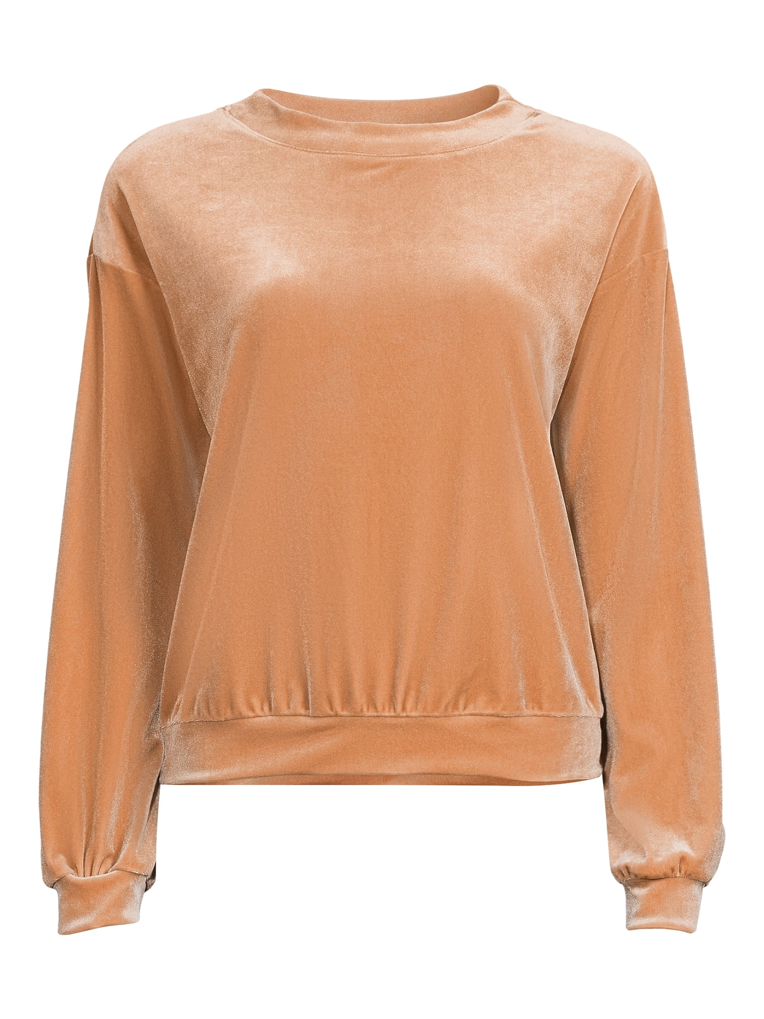 Self Esteem Juniors Drop Shoulder Velvet Pullover