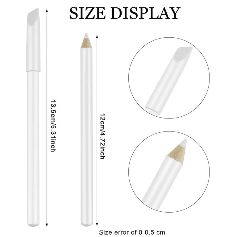  Lurrose 24pcs White Nail Pencil French Nail Dotting Pen Nail  Art Pencils with Cuticle Pusher for DIY French Art Manicure Supplies :  Beauty & Personal Care
