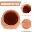 thumbnail image 3 of Miangastore Fish Tank Decoration Ceramic Pot Fish Tank Shelter Cave Aquarium Landscape Decor, 3 of 8