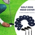 thumbnail image 2 of ROZYARD 10Pcs Golfs Club Head Cover Putter Protector Protective Golfs Iron Headcover, 2 of 13