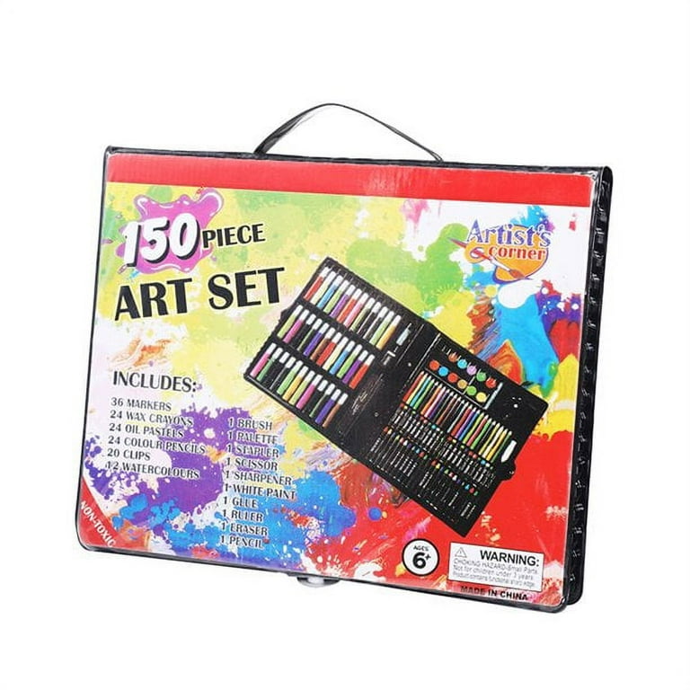 150 Piece Deluxe Art Set, Casewin Art Supplies for Drawing, Painting and  More, Kid Crafting Supplies Great for Teenage 4 5 6 7 8 9 10 11 12 13 Years  