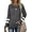 Grey, variant on Fantaslook Womens Long Sleeve Tops Crewneck Sweatshirts Casual Color Block Tunic Tops Pullover