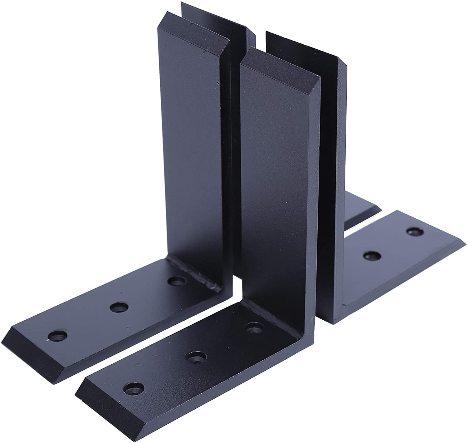 4 Heavy Duty Black Steel 6”x8” Countertop Support Brackets Corbel Lot L Shelf 