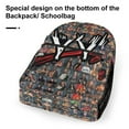 thumbnail image 7 of WWE WWE Backpack Bookbag Casual Daypack Travel Backpacks for Work Hiking Camping, 7 of 7