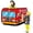 Red Fire Truck, variant on Kiddie Play School Bus Pop Up Play Tent for Kids Boys & Girls Indoor Outdoor Playhouse Toy
