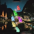 thumbnail image 3 of Solar Powered Color Changing Wind Chime Light, Cute Kitten Design Led Lamp for Patio Yard Garden, Home Decor Aesthetic Waterproof Outdoor Hanging Decor, Easter Decor Outdoor Light, 4.9*25.5in, 3 of 6