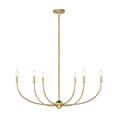 thumbnail image 4 of 3040-42MB-Z-Lite-Shannon - 6 Light Chandelier In Traditional Style-19.25 Inches Tall and 42 Inches Wide-Matte Black Finish, 4 of 7