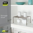 thumbnail image 6 of Smart Design Cabinet Storage Shelf Rack - Medium- 8.5 x 13.25 inch  - Bronze, 6 of 7