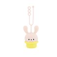 thumbnail image 2 of Longues Veilleuse Lapin à Oreilles, rechargeable par USB, avec Télécommande, Lumière Réglable en Sept Couleurs, Rose+jaune, 2 of 5