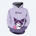 thumbnail image 4 of Sudadera con capucha de Hello Kitty para niña, estilo nuevo de otoño e invierno, con estampado 3D, para niños, moda urbana, informal, 4 of 5