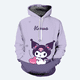 thumbnail image 3 of Sudadera con capucha de Hello Kitty para niña, estilo nuevo de otoño e invierno, con estampado 3D, para niños, moda urbana, informal, 3 of 4