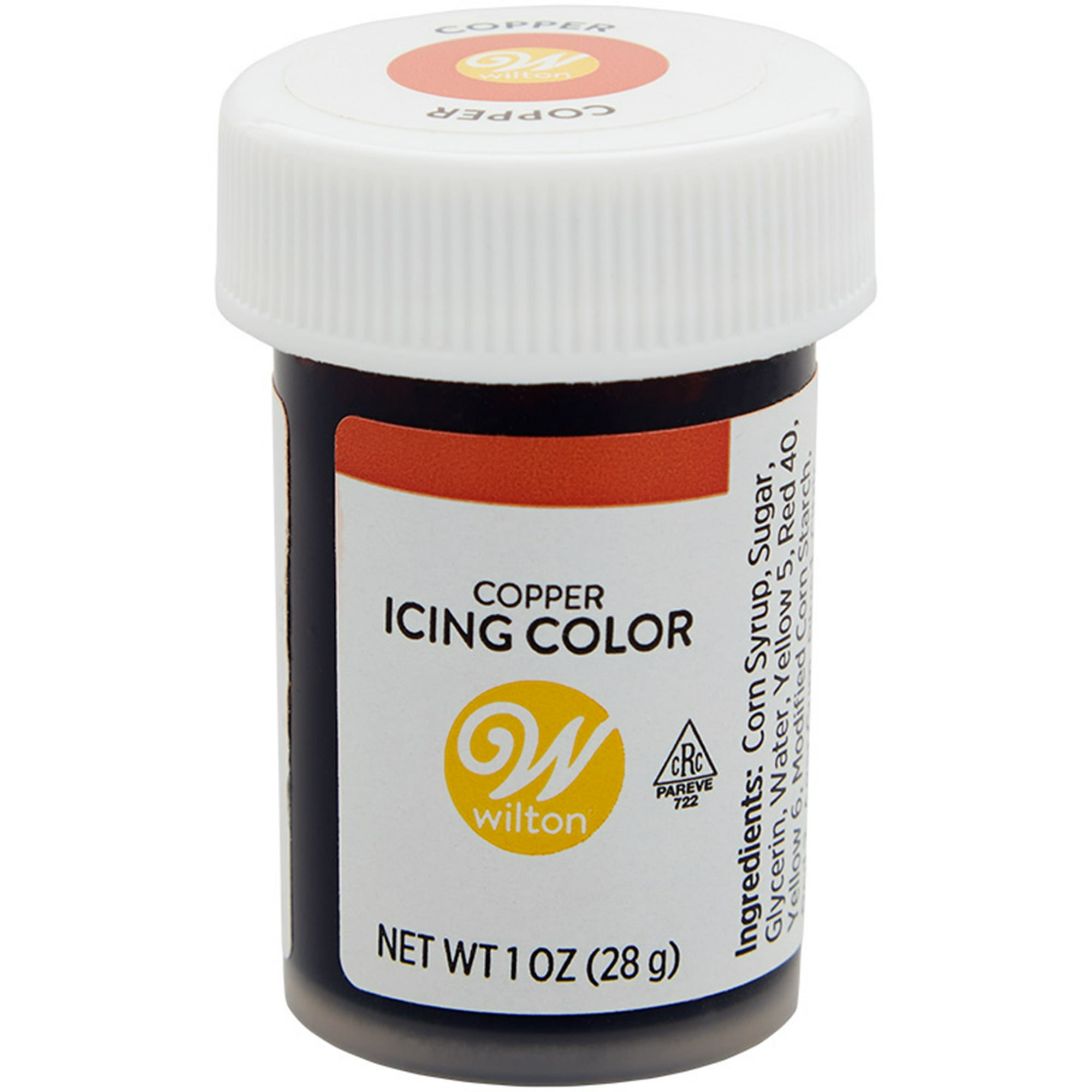 Wilton Copper Food Coloring Edible Gel for Baking & Cake Decorating No Taste 1 oz.