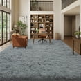 thumbnail image 2 of Janvonne Area Rugs for Living Room,8x10ft Soft Non Skid Easy-care Shaggy Carpets for Bedroom, Dorms,Children's Room,Home Decor Aesthetics,Light Gray, 2 of 8