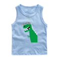 thumbnail image 1 of RXIRUCGD 2025 Vêtements d'Été pour Enfants Chemise de Base Col Rond Sans Manches pour Garçons, 1 of 2