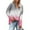Pink, variant on Sexlip Womens Color Block Sweatshirt Zip Long Sleeve V Neck Drawstring Hoodies Casual Fall Comfort Pocket Pullover Tops Blue XXL