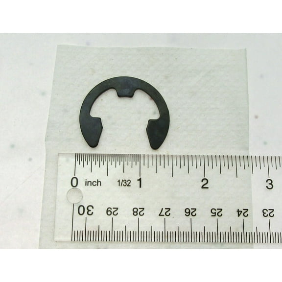 E Clip  3/4 inch  Black Oxide Finish  Spring Steel