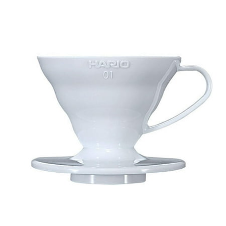 Hario V60 Coffee Dripper Plastic 01 White