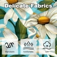 thumbnail image 3 of Daisy Sumptuous Velvet Throw Pillow Covers Set of 2, Decorative Bed Pillow Cases with Unique Patterns for Home Decor, Sizes 16x16, 18x18, 20x20 Inches, 3 of 6