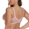 thumbnail image 5 of Women Full Coverage Non Padded Wirefree Plus Size Minimizer Cotton Bra 42D, 5 of 7