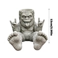 thumbnail image 3 of Whimsical Forest Legend Planter Pot - Mythical Beast Face Statue Resin Succulent Cactus Holder for Indoor Outdoor Garden Patio Home Office Decor 5.7"* 5.1", 3 of 7