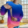 thumbnail image 3 of Edvintorg Maternity Shirts Fashion Gradient Print Casual Long Sleeve Pullover Winter Maternity Sweatshirt Nursing Shirts for Breastfeeding, 3 of 5