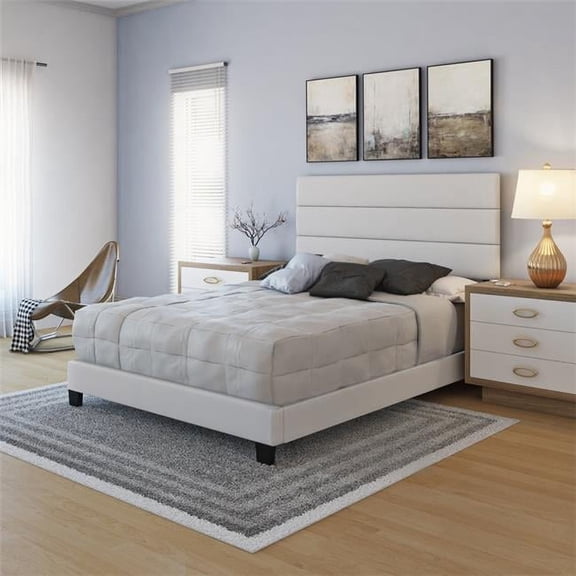 Boyd Sleep PDWH957TW Paolo Upholstered Platform Bed