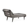 thumbnail image 6 of Michael Amini Roxbury Park Velvet & Stainless Steel Chaise in Gray Pearl, 6 of 14