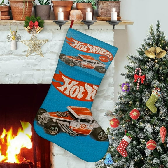 Hot Wheel Themed Christmas Socks