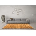 thumbnail image 3 of Ahgly Company Indoor Rectangle Abstract Orange Modern Area Rugs, 5' x 7', 3 of 4