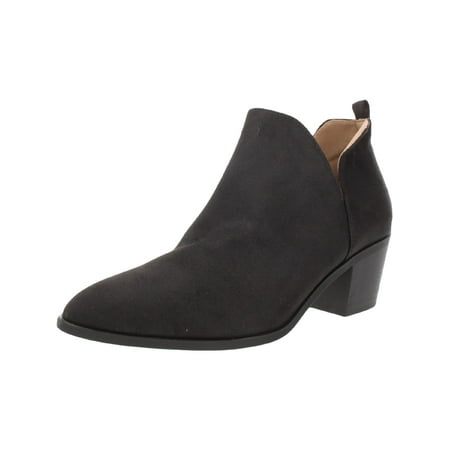 

Journee Collection Womens Faux Leather Block Heel Ankle Boots
