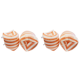 thumbnail image 2 of 2 Pares Anillos Flotantes para Brazo Aire Doble Funda Inflable (raya) Naranja, 2 of 5