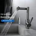 thumbnail image 5 of Mechanical Arm Faucet Bathroom Kitchen Sink, Cold And Hot Dual Control Faucet, Expandable Rotating Anti Splash Pressurized Faucet ,Made to Last, 5 of 7