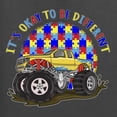 thumbnail image 2 of Wild Bobby Its Okay to Be Different | Truck Autism Awareness Women Graphic Tee, 2 of 6