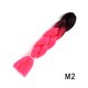 thumbnail image 1 of Extensiones de cabello de fibra sintética Jumbo Braid Hair Crochet trenzado 2 yeacher  Cabello trenzado gigante, 1 of 7