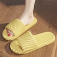 thumbnail image 2 of ibiyuan Bedroom Slippers WoMen's Slides Quick Dry Summer Shoes Non Open Toe Women Sandals Comfortable Cushioned Thick Sole, 2 of 4