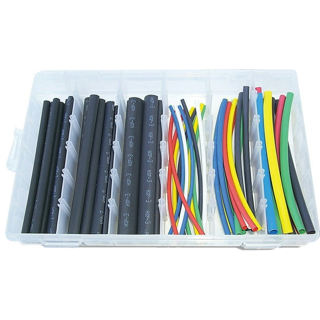 Thermafix 10004 61pc Heat Shrink Tube Assortment, 6" Long