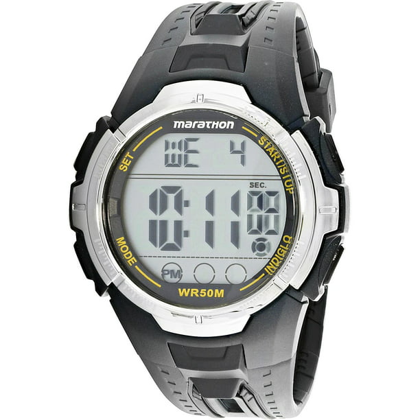 Timex Men's Marathon T5K804 Blue Quartz Sport Watch - Walmart.com