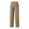 thumbnail image 3 of Havenx Mens Baggy Sweatpants Curved Wide Leg Drawstring Elastic Waist Joggers with Pockets Open Bottom Sweat Pants Loose Fit Lounge Casual Lightweight Streetwear,Camel L, 3 of 5