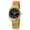 Black, variant on Gold Watch for Women, Classic Dressy Ladies Wristwatch with Stainless Steel Mesh Band, Small Sub Dail, Red Second Hands, Fashion Women Watches, Light Blue