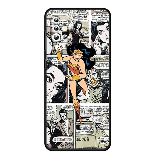 Wonder Cute Woman para Samsung Galaxy A04, A71, A52, A51, A31, A12, A21S, A02S, A01, 4G, 5G, funda de silicona negra suave para teléfono qiuyongming unisex