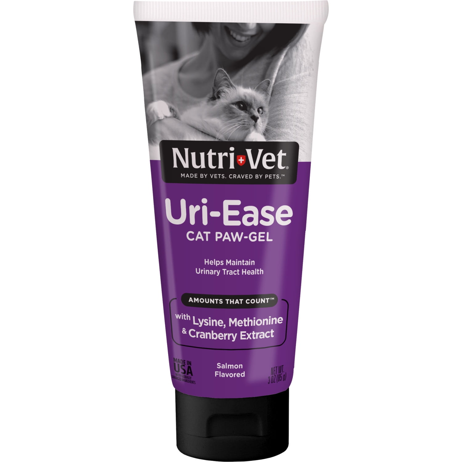 Nutri-Vet Uri-Ease Paw Gel for Cats with Salmon Flavor - 3 Ounces