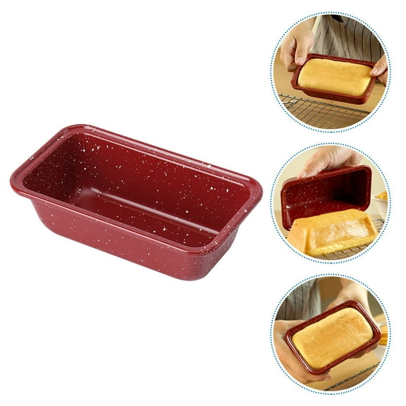 CIMAXIC Nonstick Loaf Pan Non-Stick Loaf Pan Steel 1Set 6.09X3.42X1.65in