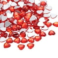 thumbnail image 1 of Corazones de acrílico para el Día de San Valentín, cristales, gemas, rellenos de jarrón para decoración de bodas, 200 piezas rojas, 1 of 7