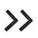 thumbnail image 1 of 2pcs precisión de plástico 90 ° ángulo recto posicionamiento bloque Jig Clamp para trabajar Abanopi Plantilla de ángulo recto, 1 of 7
