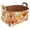 Multicolor 2, variant on Marble Storage Basket Collapsible Storage Bin, PU Foldable Basket Convenient Box Storage Organizer with Handles for Shelves Office Bedroom Closet Nursery Toys Laundry