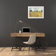 thumbnail image 3 of PI Studio 14x11 White Modern Wood Framed Museum Art Print Titled - Golden Fields, 3 of 4