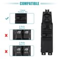 thumbnail image 4 of Interruptor de ventana eléctrica del lado del conductor delantero izquierdo único para Jeep Cherokee 1999-2001 No.56009450AC, 4 of 7