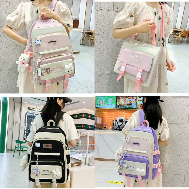 Large School Bags For Teenage College Style Student School Bag Female 2022  New Fashion Korean Backpack Ins Backpack Women 2022 - Backpacks - AliExpress
