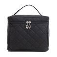 thumbnail image 1 of Bolsa de maquillaje, bolsa de cosméticos grande, bolsa de artículos de tocador plegable impermeable multifunción, para vacaciones, camping y baño, 1 of 5