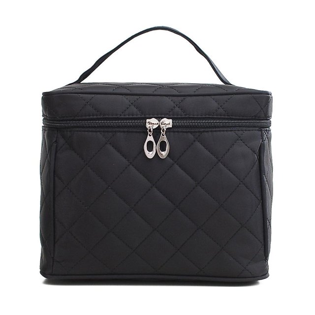 Bolsa de maquillaje, bolsa de cosméticos grande, bolsa de artículos de tocador plegable impermeable multifunción, para vacaciones, camping y baño